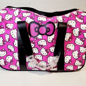 #058 Hello Kitty Pink and Black Travel Bag
